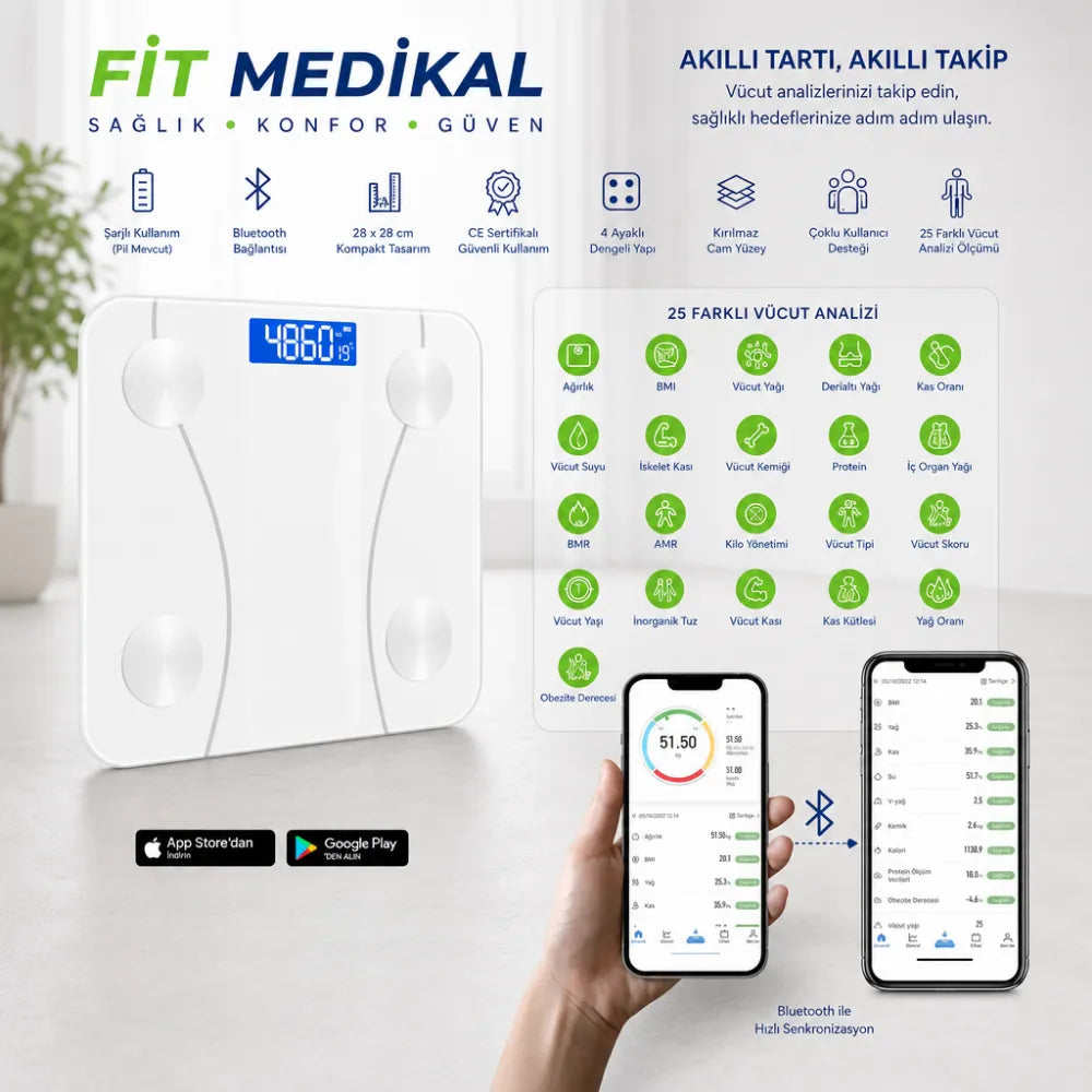 FİT MEDİKAL™ - Vücut Analiz Cihazı